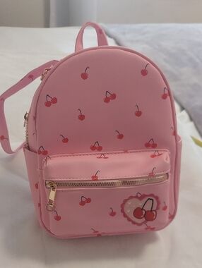 Pink Cherry Mini Backpack